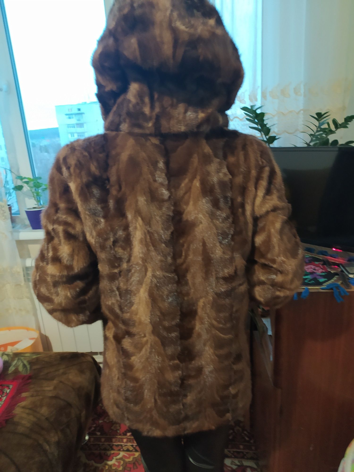 Норковый полушубок.