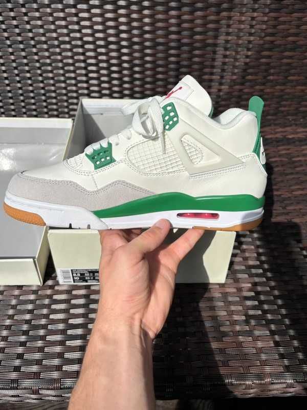 *NoweJordan4_ButyAir4_Oryglnał_GreenUnisexTrampki* 42