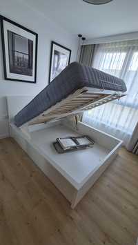 Malm Ikea łóżko podnoszone z pojemnikiem 160x200 cm