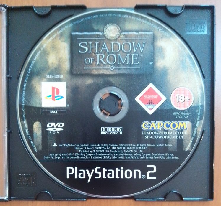 Jogo Shadow of Rome, para Playstation 2 PS2