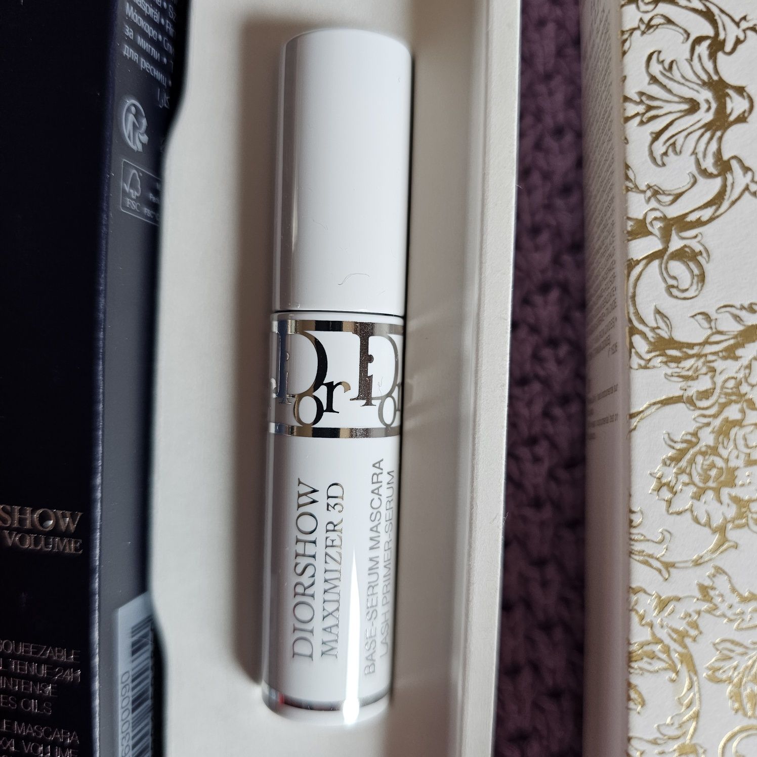 Dior super zestaw tusz do rzęs + baza serum pod tusz do rzęs w pudełku