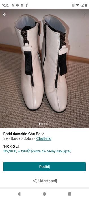 Botki damskie Che Bello