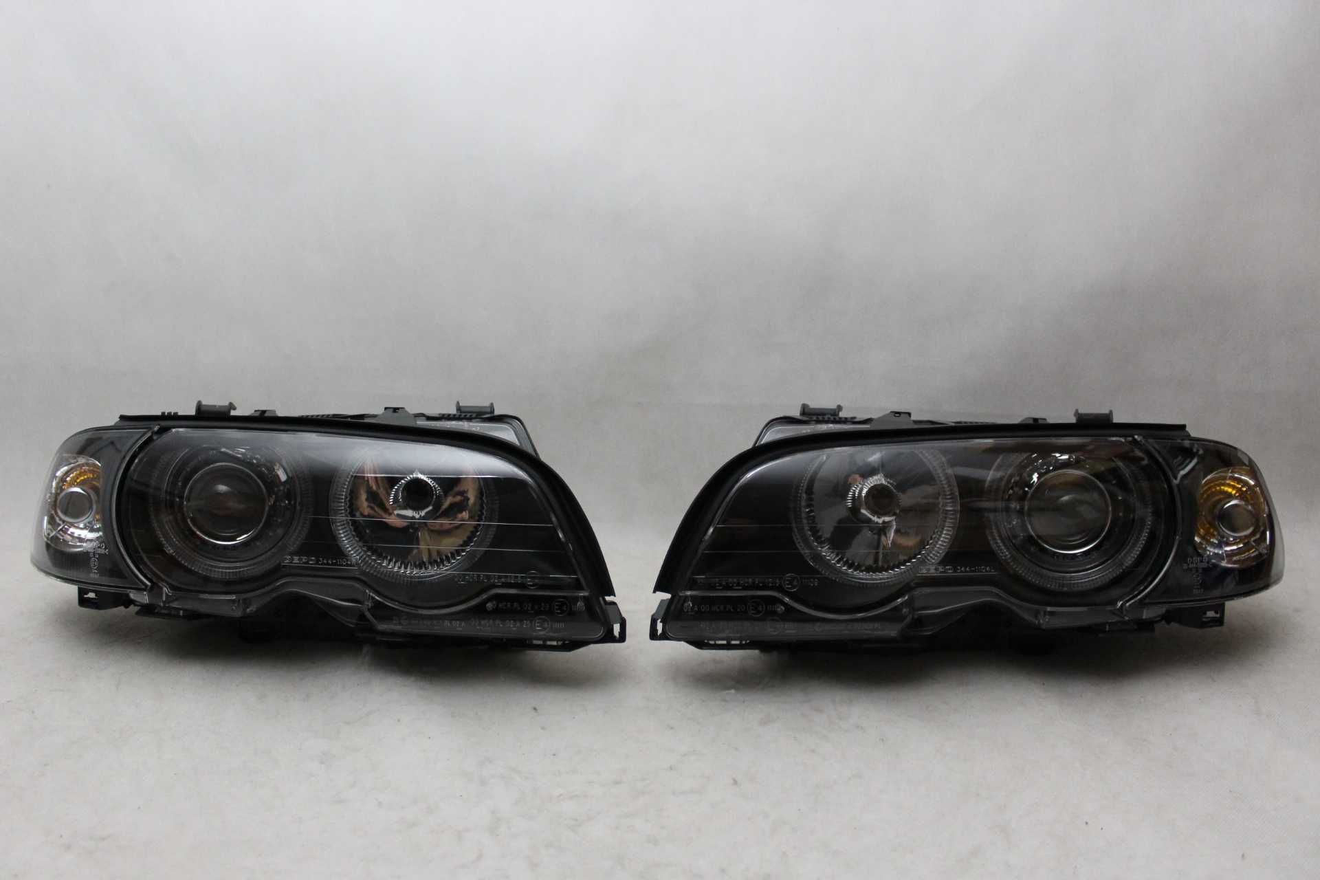 Lampy przednie przód BMW 3 III E46 99-03 COUPE RINGI Angel Eyes NOWE