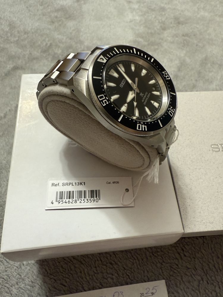 Годинник Seiko PROSPEX SAMURAI SRPL13K1. Механіка Дайвери Сталеві