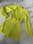Piekny limonkowy kombinezon Missguided 36 S