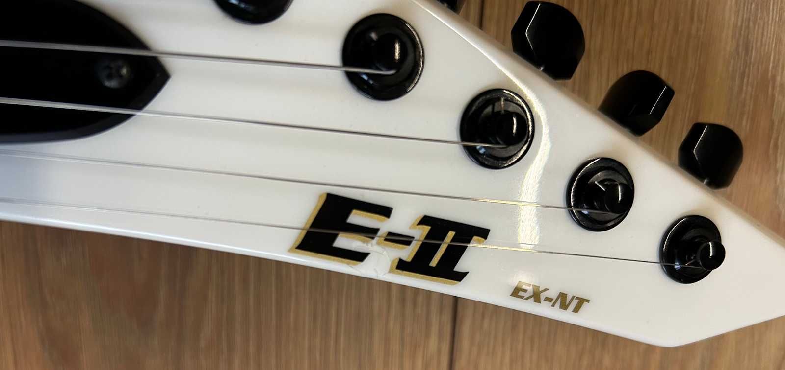 Gitara ESP E-II EX-NT Snow White + hard case ESP