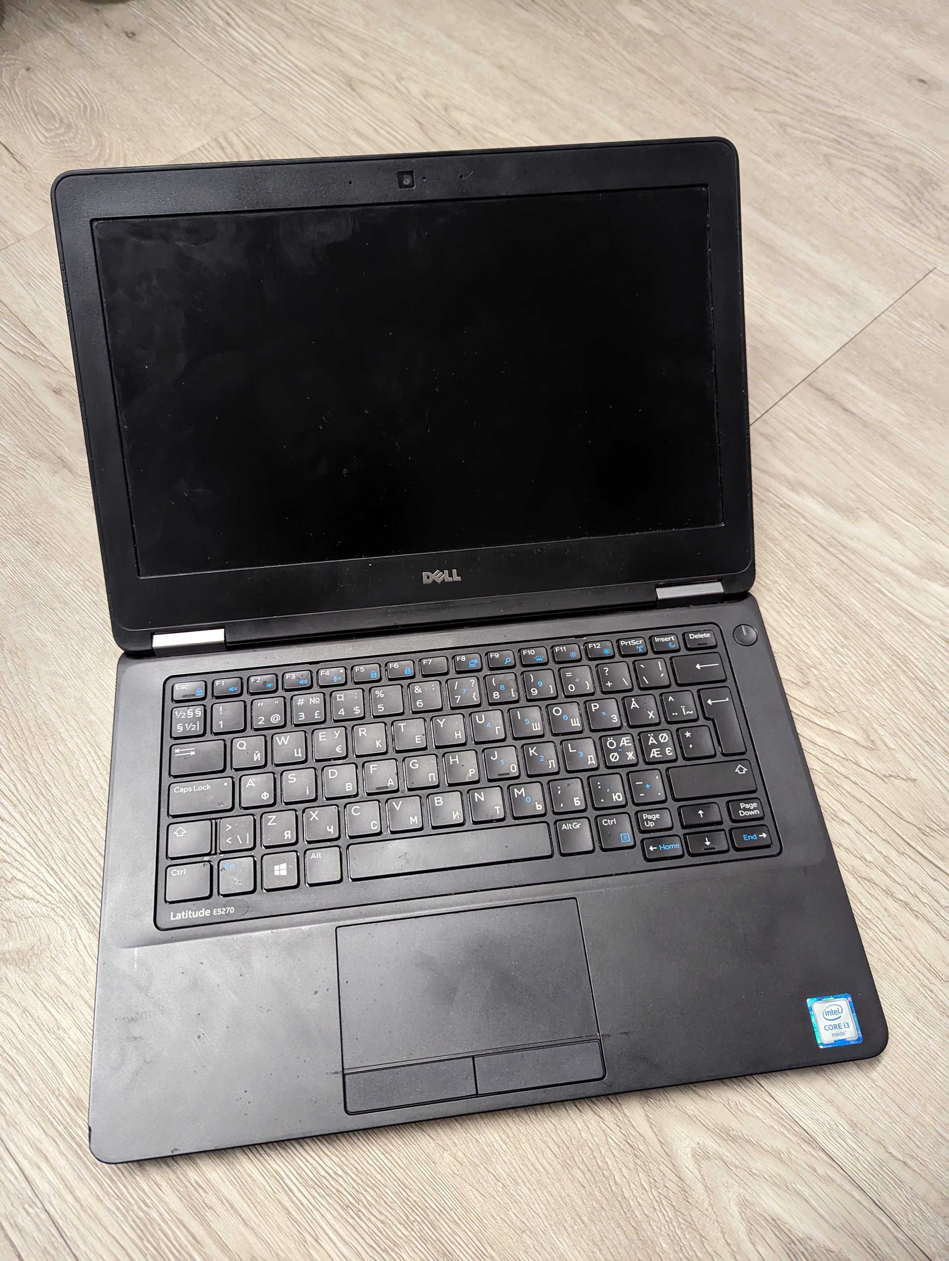 Ноутбук Dell Latitude E5270 i3-6100u 4/128gb 1920*1080 ips підсвітка