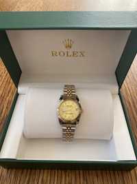 Rolex Datejust Gold zegarek damski nowy zestaw