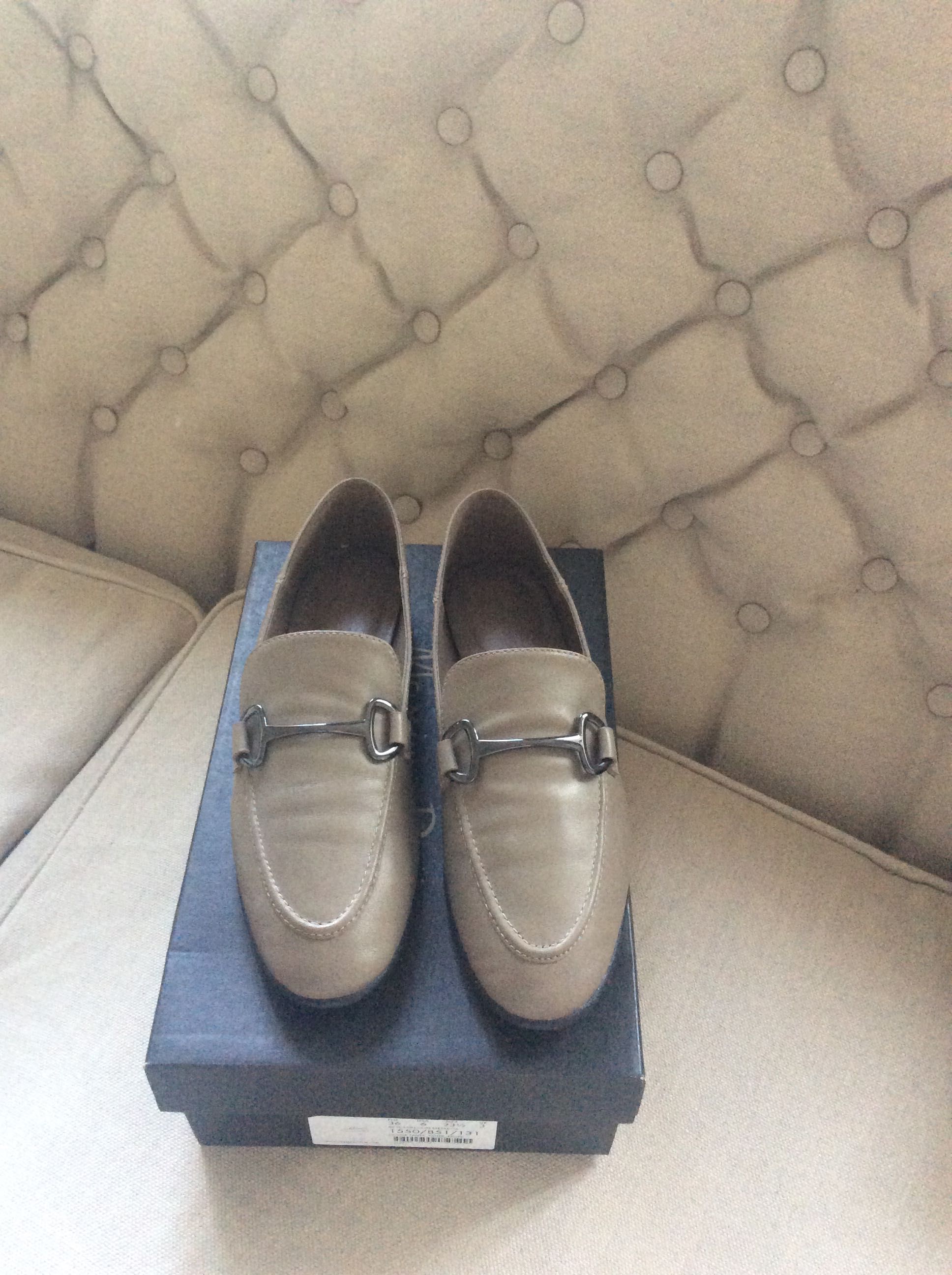 Massimo Dutti mokasyny  taupe r 36