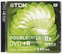 Płyty TDK DVD + R Doublelayer 8x speed 8.5gb