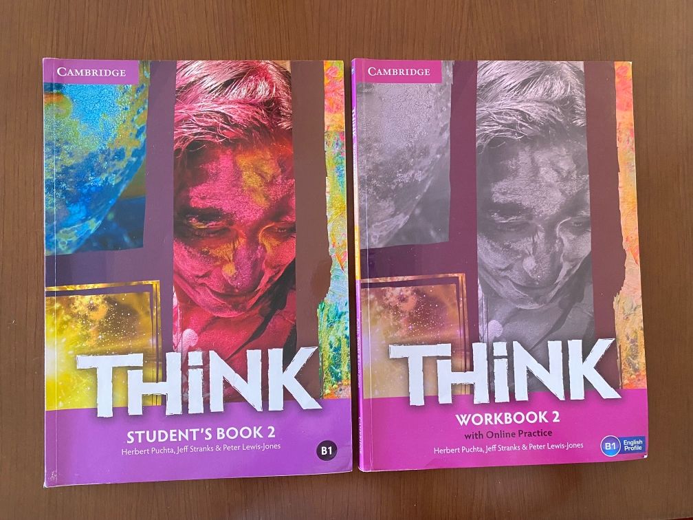 Livros "Think 2" cambridge - inglês