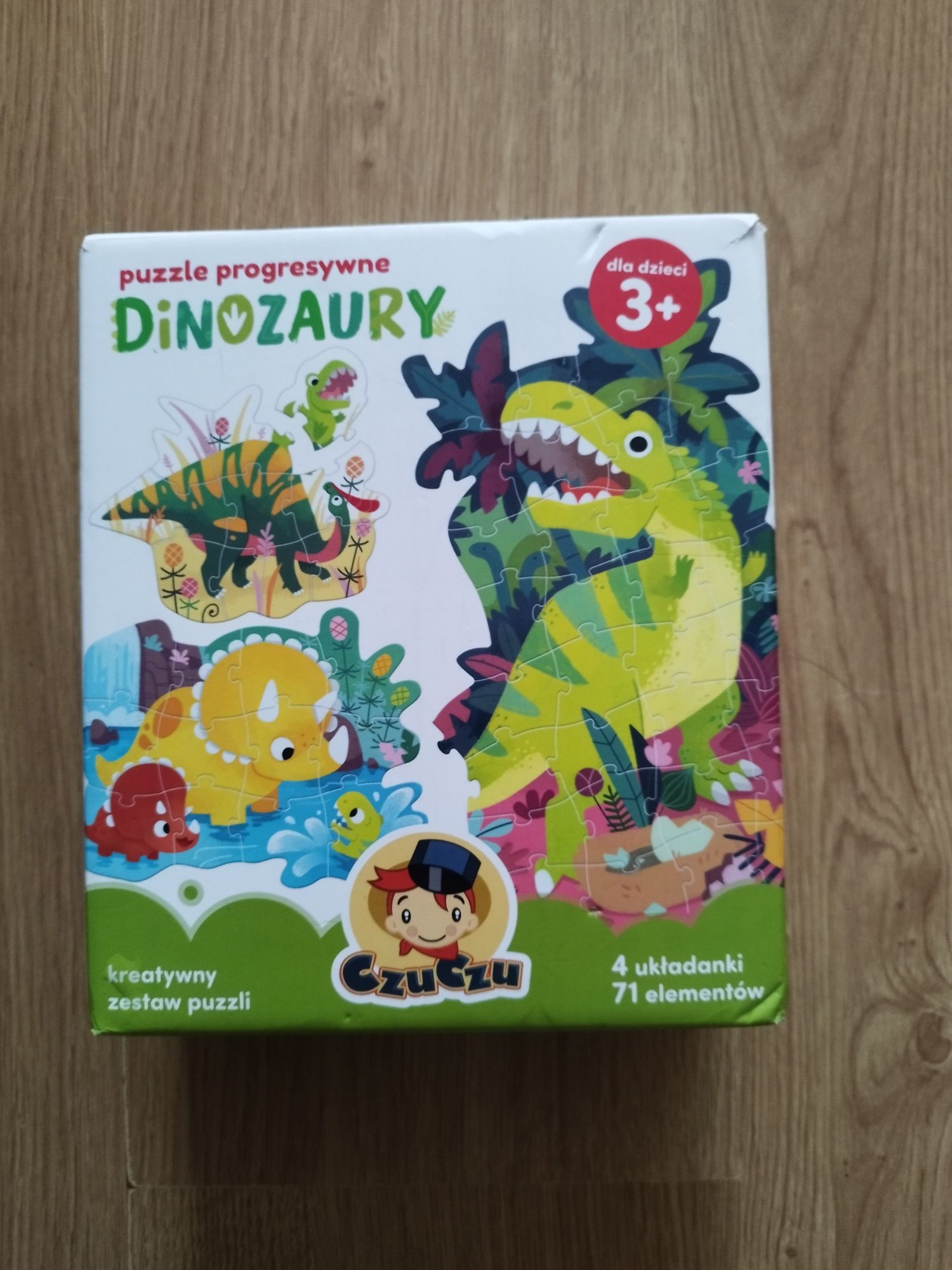 Puzzle progresywne czuczu dinozaury