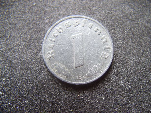 Stare monety 1 reichsfenig 1940 B Niemcy /5