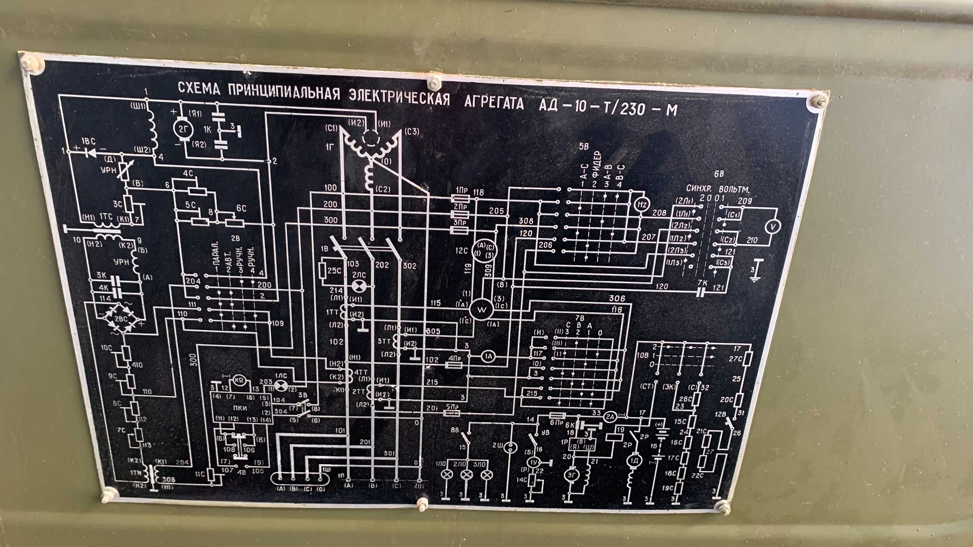 Генератор дизельный АД-10-Т/230-М 10КВт