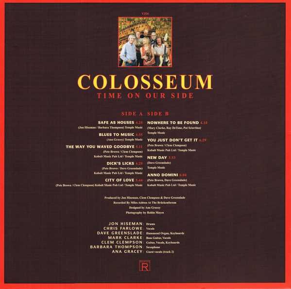 COLOSSEUM- Time On Our Side - LP- płyta nowa , zafoliowana