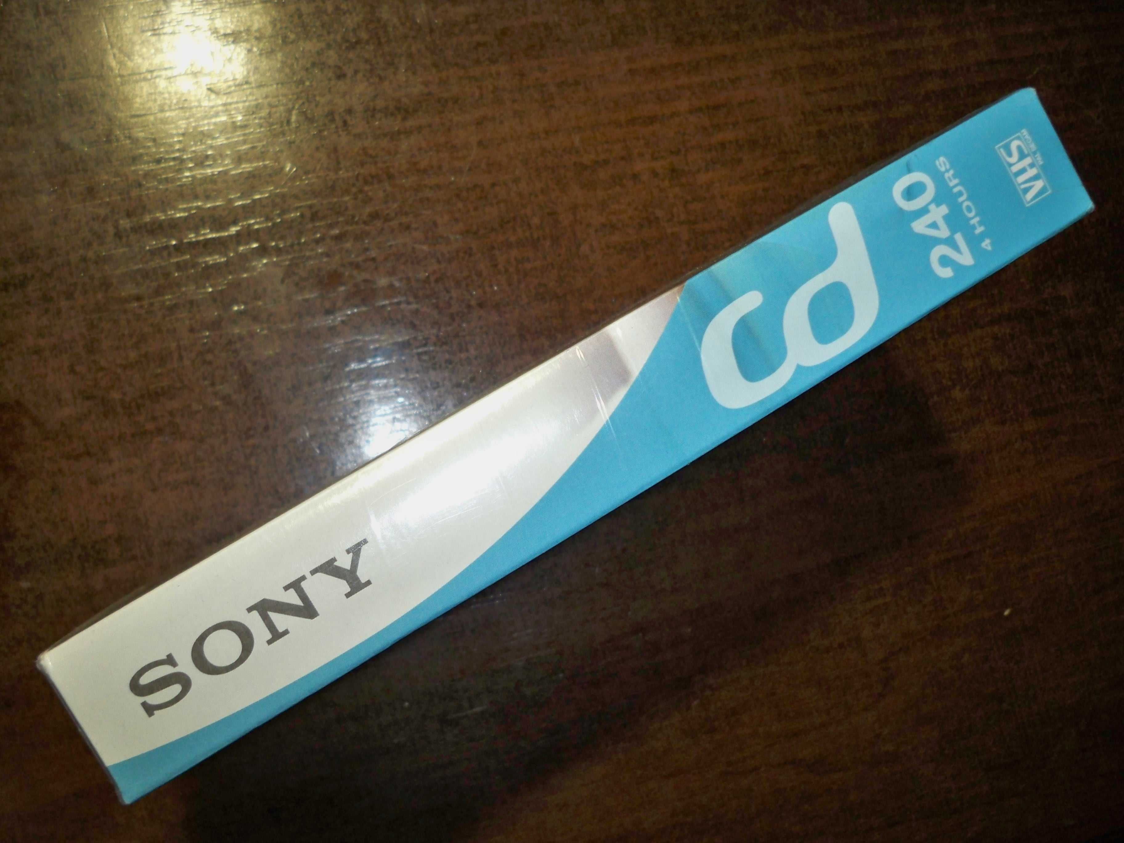 kaseta video Sony CD240, nowa, folia, 4 godziny