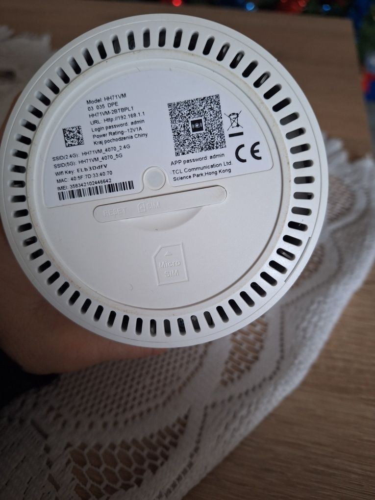 Router WiFi .Stan bdb