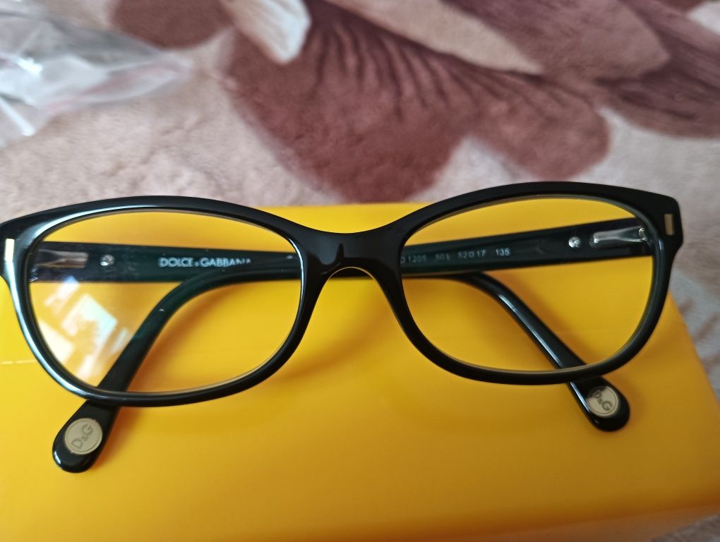 Okulary na oprawki Dolce & Gabbana czarne