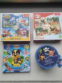 Puzzle - Super wings, Bing, Psi Patrol, Piraci (Trefl, Wilga)