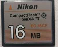 Карта памяти compactFlash 16 мв
