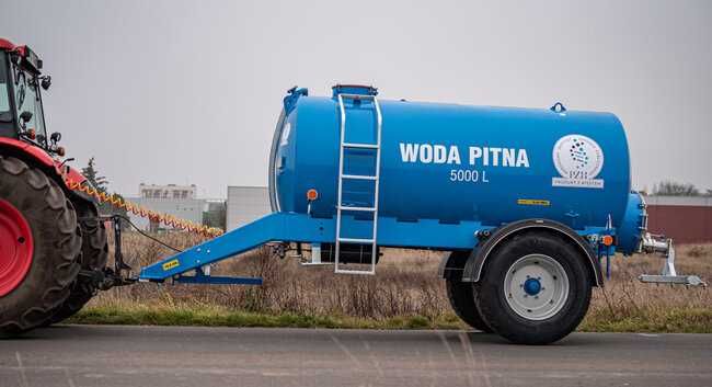 Wóz do transportu wody pitnej Meprozet 5000l beczkowóz
