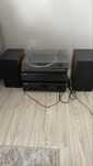 Zestaw denon + gramofon technics
