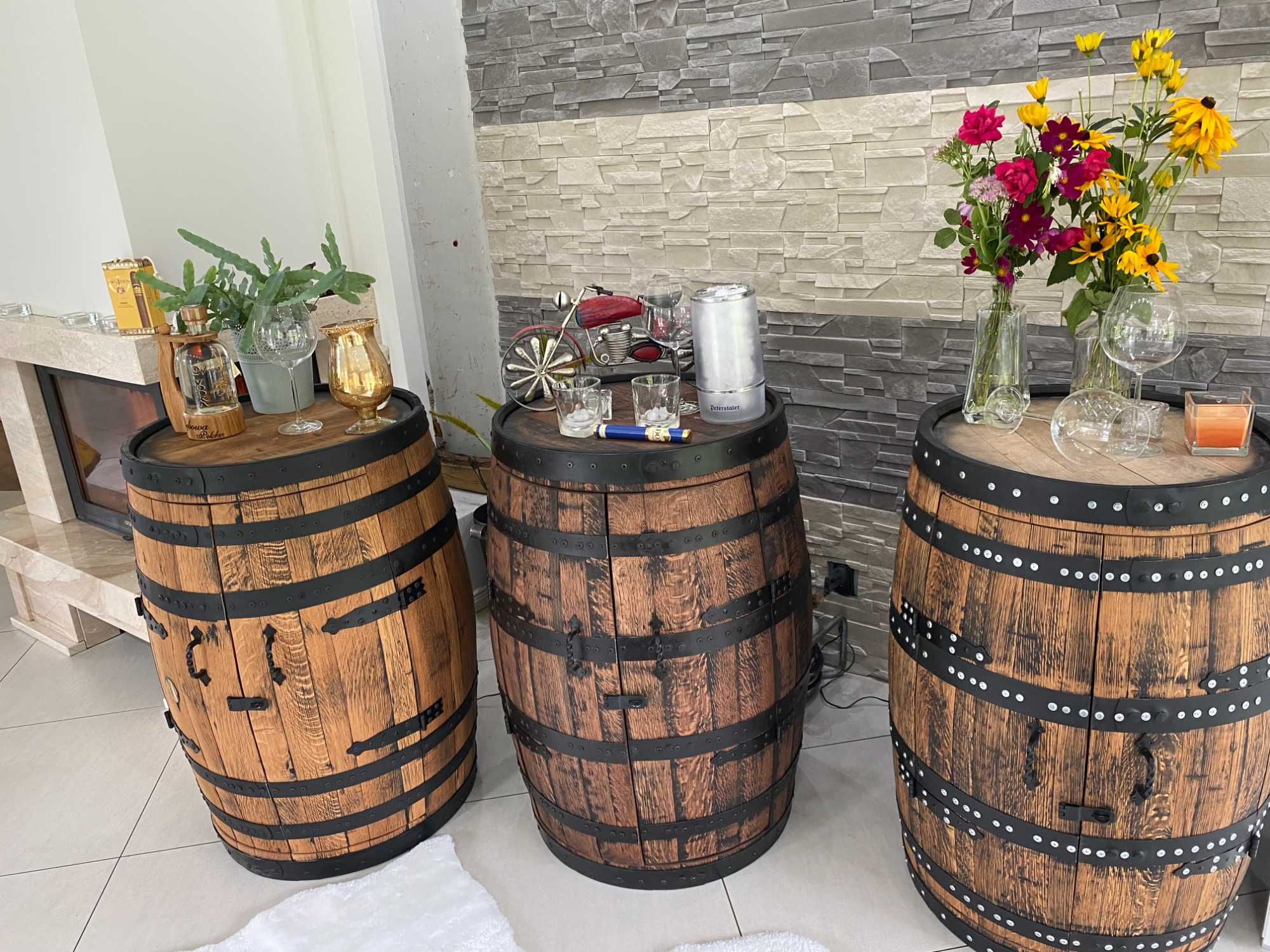 Barek na alkohol beczka dębowa whisky Prezent na 30 40 50 urodziny Now