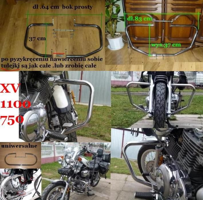 Gmole gmol yamaha virago xv 750 xv 1100 nierdzewka