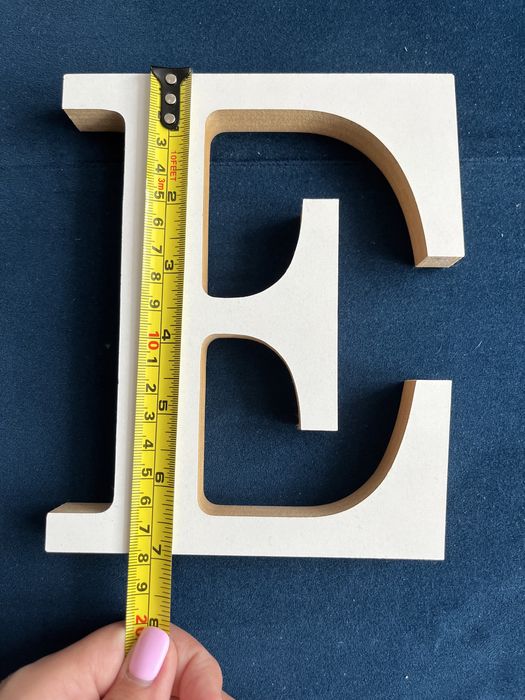 Drewniane litery E&D