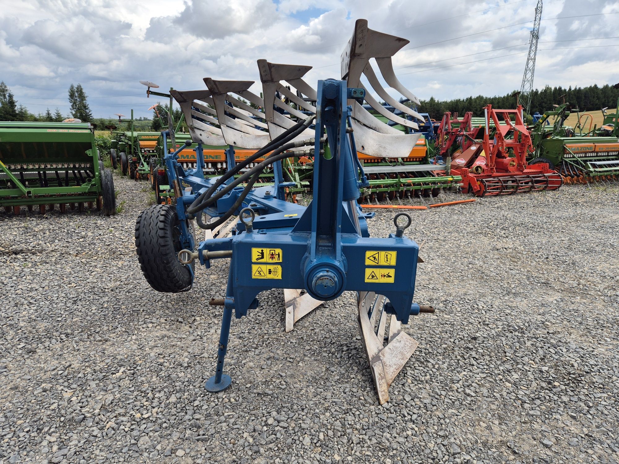 Rabe Werk Albatros 120 plug obrotowy 4 skibowy Ażurowy lemken opal