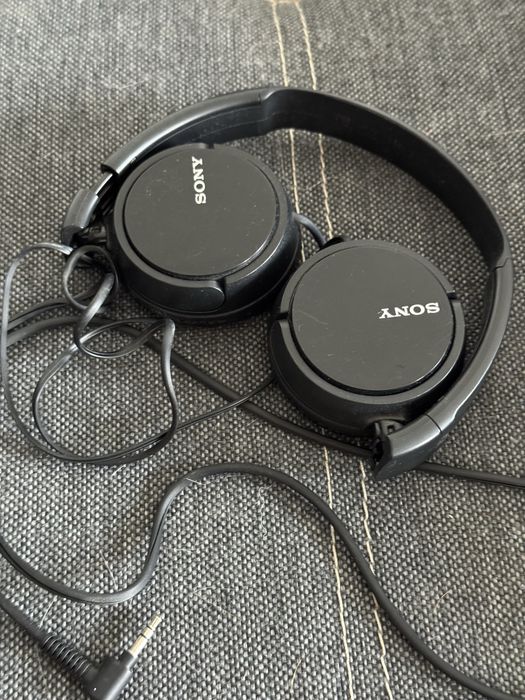 Słuchawki nauszne przewodowe Sony MDR-ZX110 Czarny