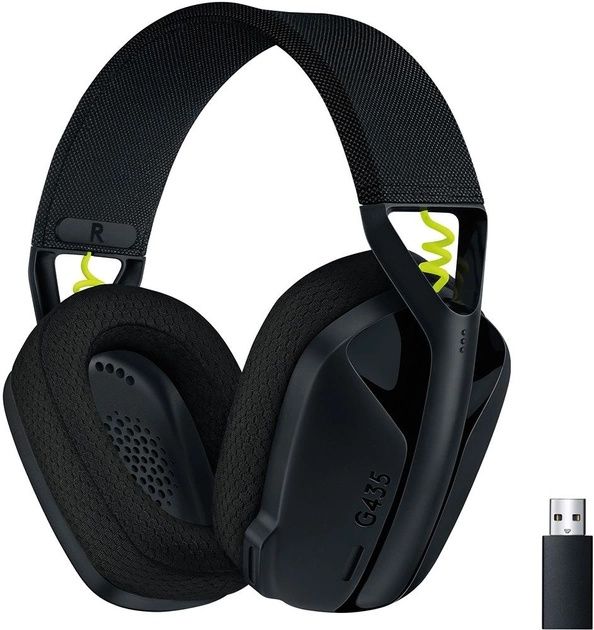 Навушники Logitech Hero G435 Black Bluetooth наушники Лоджитек