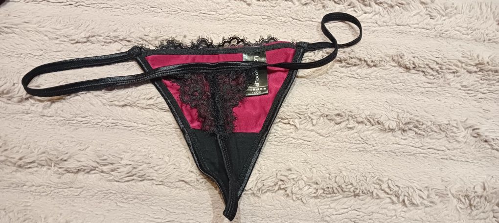 Gorset  lovehoney seksowna koszulka z pasem do pończoch
