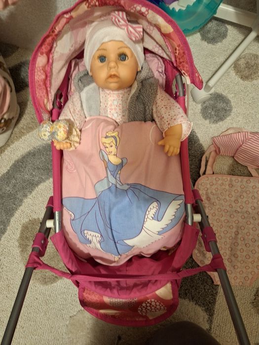 Wózek dziecięcy wraz lalką
