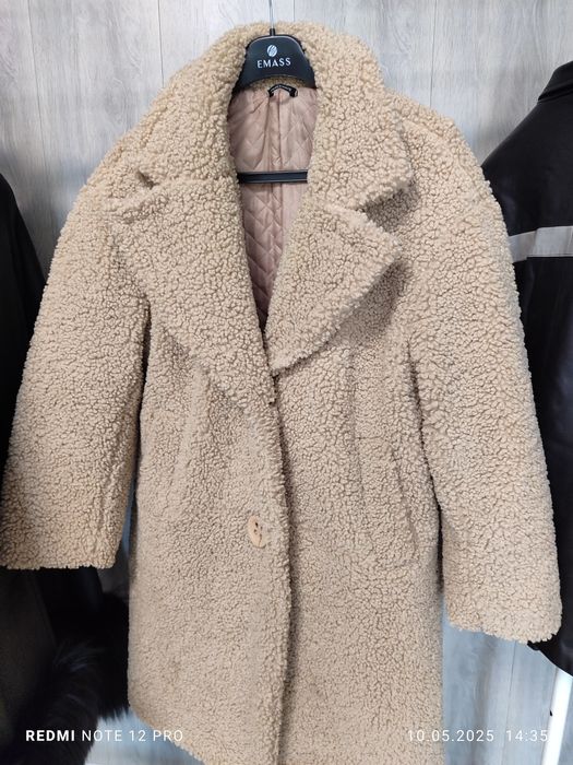 Шубка Тедді середньої довжини