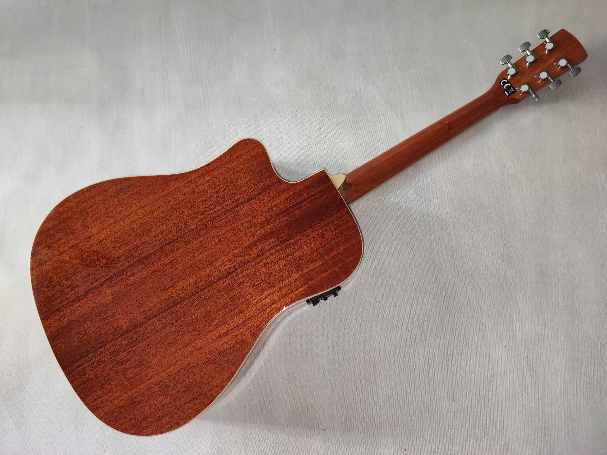 Harley Benton CLD-60SMCE NT LITY TOP MAHOŃ gitara ustawiona lutniczo