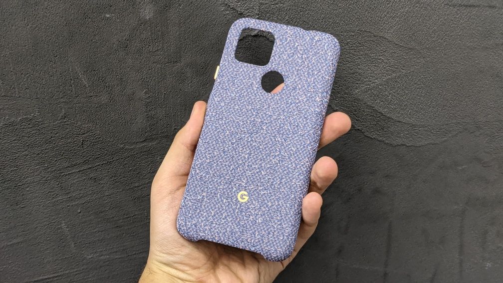 New Google Pixel 4A 5G Тканевый Чехол Blue Confetti Чохол Кейс