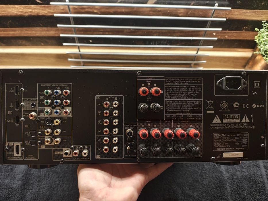DENON AVR 1610 Stan Kolekcjonerski 1wlasciciel ja Bardzo MOCNY 360W