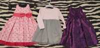 Komplet zestaw sukienek dla dziewczynki rozmiar 80-86