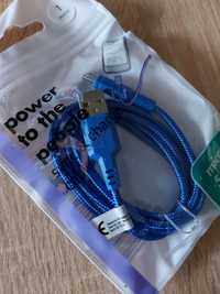 Kabel micro-USB 1 metr różne kolory 2-sztuki