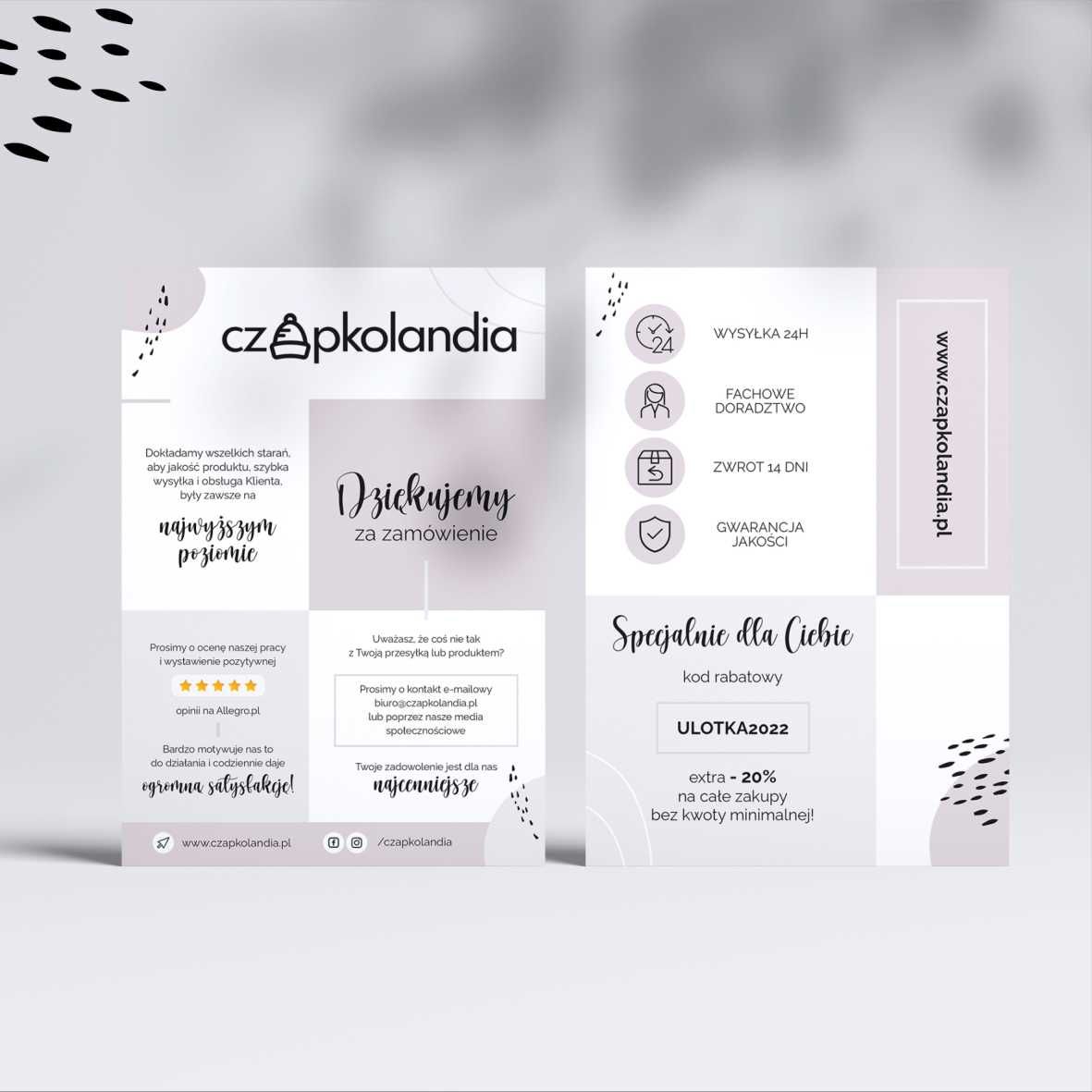 Projekty graficzne, które robią robotę! LOGO, identyfikacja + DRUK
