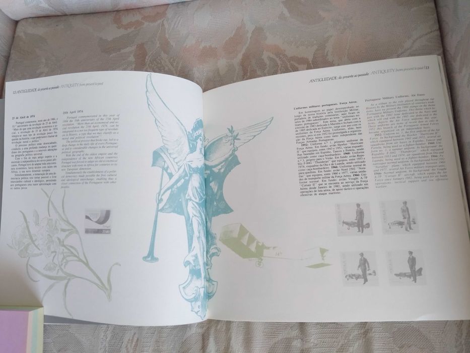 Livro "Portugal em selos 1984"
