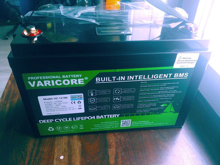 VariCore 12V /12.8V 180AH LiFePO4 Akumulaor Magazyn Energii