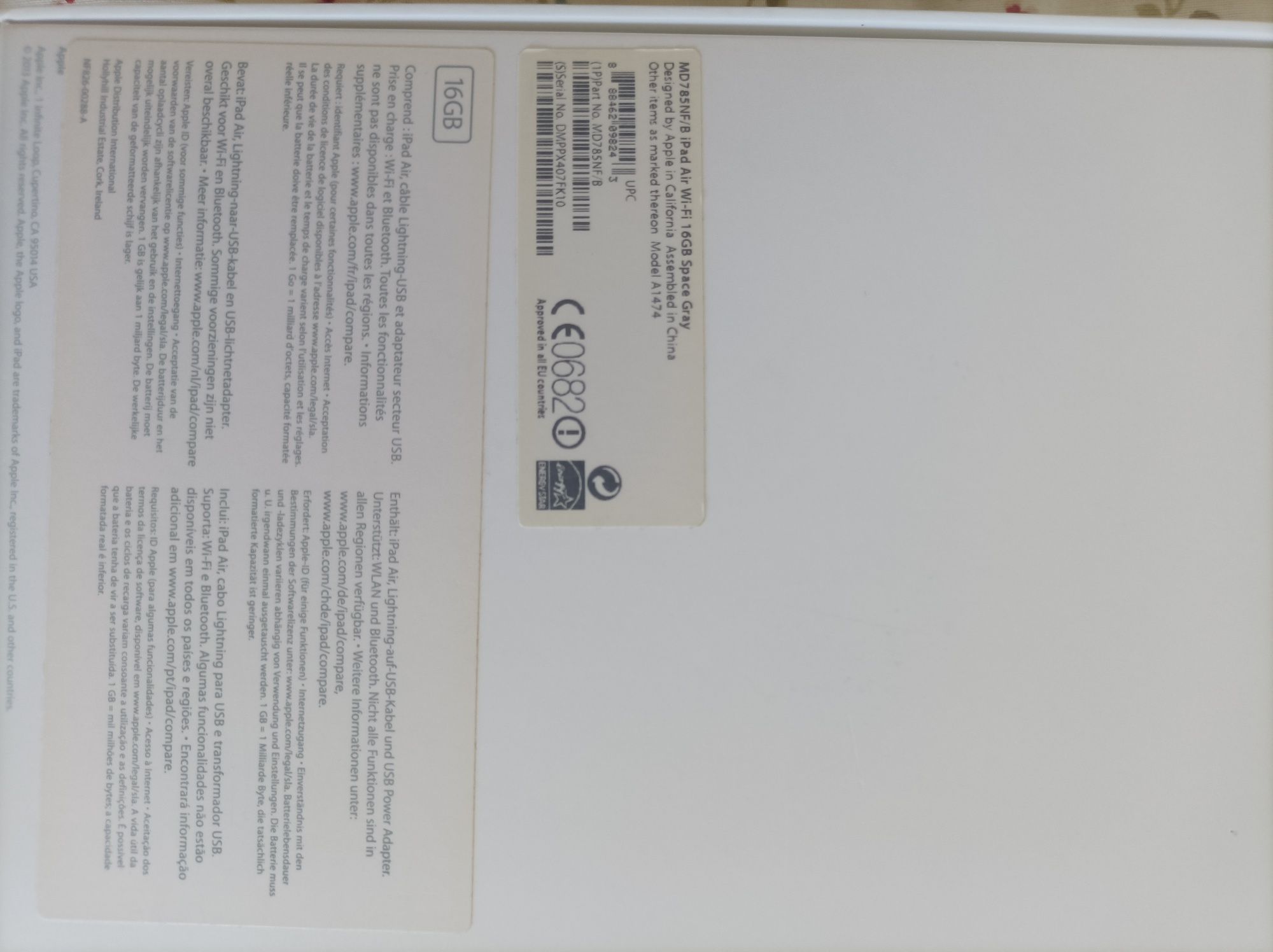 Apple iPad Air 16GB Wi-Fi