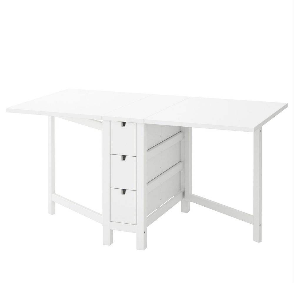 Mesa com abas rebativeis IKEA