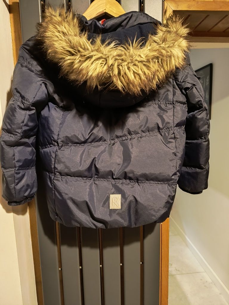 Puchowa oryginalna kurtka Reima r 122