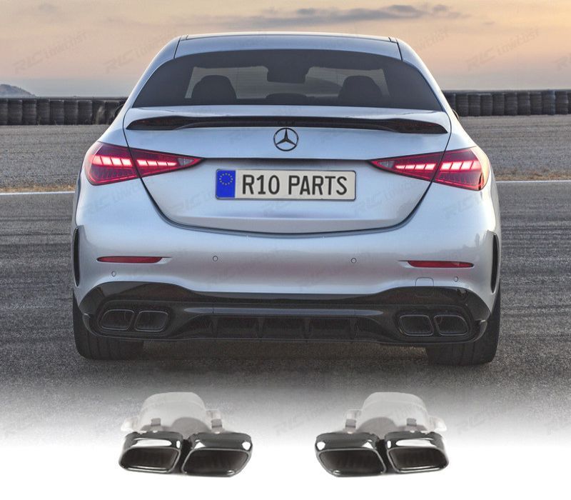 PONTEIRAS DE ESCAPE MERCEDES CLASSE C W206 22-23 LOOK AMG