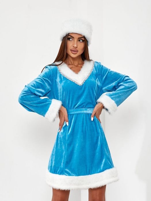 Костюм діда мороза червоний карнавльний снігурочка