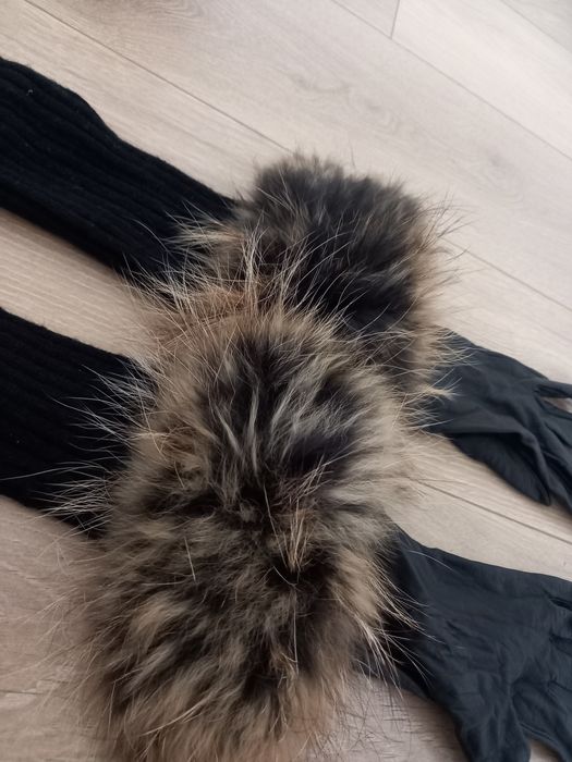 Rękawiczki jenot naturalny