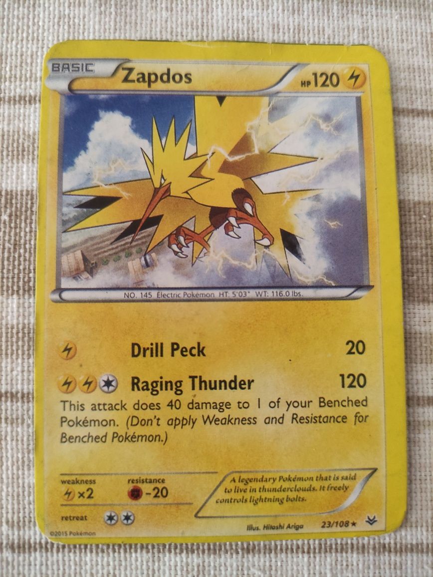 Carta Pokémon - Zapdos